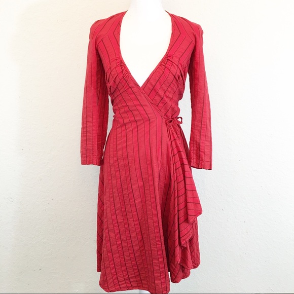Vivienne Westwood | Anglomania Red Wrap Dress - Picture 2 of 8